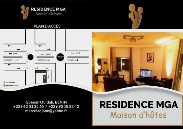 Residence Mga Hotel Ouidah Kültér fotó